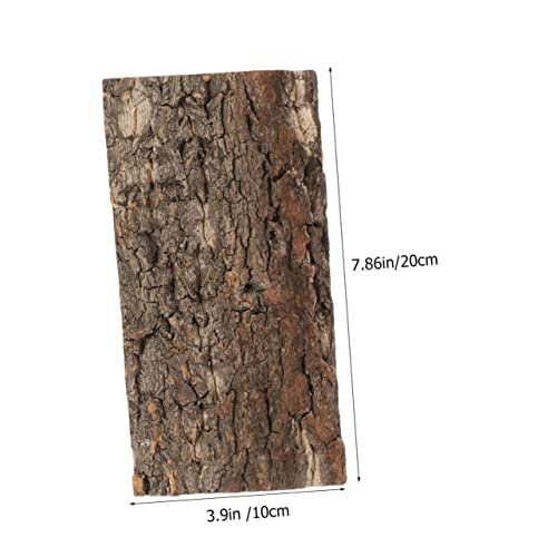 Happyyami Pet Fish Tank Landscaping Reptile Bark Fish Tank Decorations Reptile Background for Terrarium Decorative Background for Aquarium Terrarium Accessories Aquarium Decorative Board