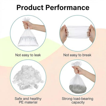 50 Pcs Disposable Plastic Cage Liners, Rabbit Litter Box Liners Leak Proof Toilet Film, Pet Tray Liner Bags For Small Animals Bunny Guinea Pig Bird Cage Liner Litter Box
