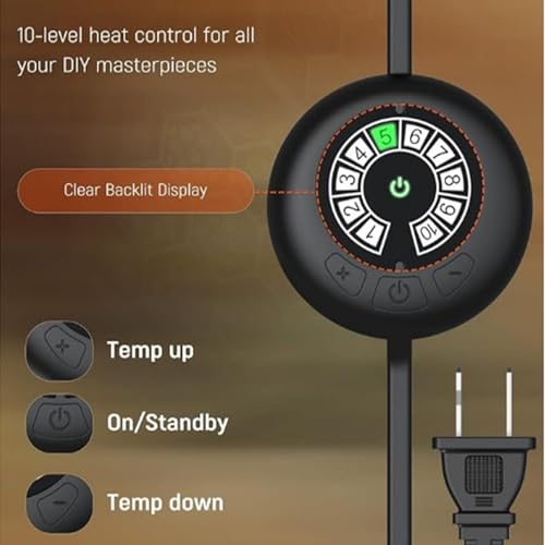 Resin Warmer | with Thermostat 40W Dryer,16.54x11.02in Fast Reptile Heating Pad | for Casting Molds DIY Crafts Under Tank Terrarium Table Jewelry Making