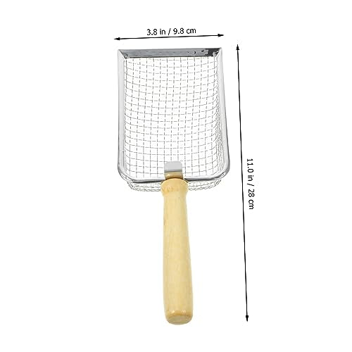 UKCOCO Cat Litter Scoop with Non Slip Handle Fine Mesh Sifter for Reptile Terrarium Cat Waste Cleanup Durable Design for Easy Scooping and Efficient Cleaning