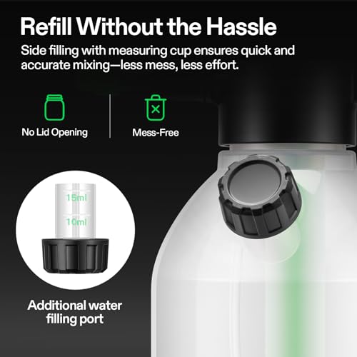 VIVOSUN 70oz Pump Sprayer, Portable Water Spray Bottle for Spraying Plants, Flowers, Weeds and Cleaning, Hand Pump with Side Filling Port, Measuring Cup, Adjustable Nozzles - size: 70oz