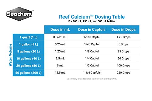 Seachem Reef Calcium 250ml - size: 250 mL
