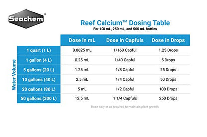 Seachem Reef Calcium 500ml - size: 500 mL