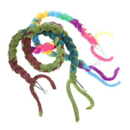 Abaodam 2Pcs Reptile Climbing Rope Decorative Crab Vines for Lizards Geckos Snakes Lightweight Material for Terrarium Habitat Natural Environment Enhancer