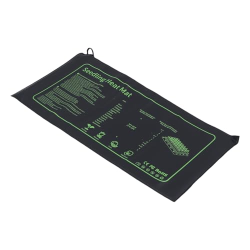POCREATION 2 Pack Seedling Heat Mat, Plant Heat Mat for Plant Starting PVC IPX7 Warm Hydroponic Heating Pad for Indoor Home Gardening Seed Starter (US Plug 120V)