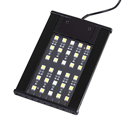 REPTI ZOO Terrarium Light - Day and Night Mode Reptile LED Light Hood with White and Blue Light for Different Pet Habits