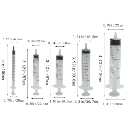8Pcs Pet Bird Parrot Milk Syringe Set, Hand Feeding Syringe with Soft Tubes (1ml+3ml+5ml+10ml+20ml) - size: 1ml+3ml+5ml+10ml+20ml