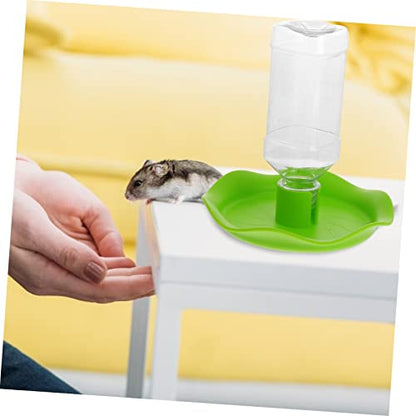 UKCOCO Reptile Water Feeder Bowl Automatic PET Fountain for Tortoises Lizards and Frogs Adjustable Water Dispenser Easy Clean Design
