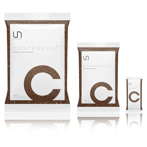 Ultum Nature Systems Controsoil - Freshwater Aqua Soil Substrate for Fish, Shrimp, Live Plant Propagation and Aquascaping - 6.8pH Low Ammonia, Volcanic Ash - Brown, Fine (3 Liter) - color: Brown - Fine, size: 3 Liters (2.7 kg)