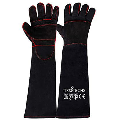 TIROTECHS Build Trust & Protect Your Hands - Bite-Proof Animal Handling Gloves for Safe & Loving Pet Care with Dogs and Cats