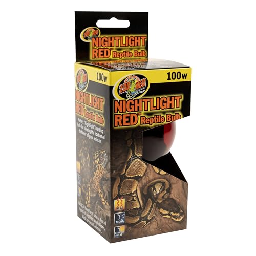 Zoo Med Nightlight Red Reptile Bulb 100 Watts - size: 100 W