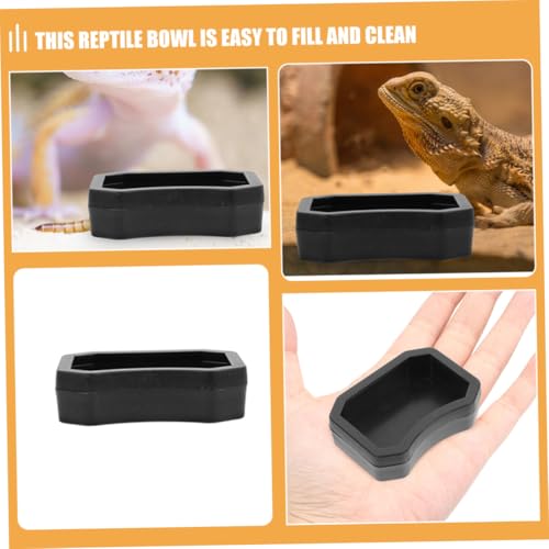 BESPORTBLE 20pcs Reptile Water and Food Dish Feeding Bowls for Lizards Geckos and Other Reptiles for Water and Food Pet Terrariums