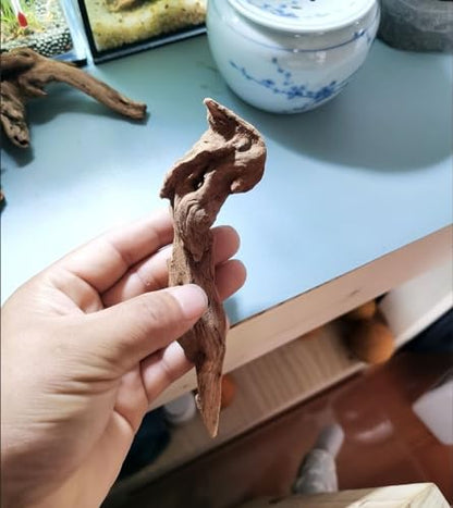 YZHZOM Small Natural Driftwood for Aquarium Styling Carefully Selected Natural Aquarium Decor Driftwood for Reptile Tank Reptile Tank Wood Decor (Driftwood 4-6inch 4pcs) - style: Driftwood 4-6inch 4pcs