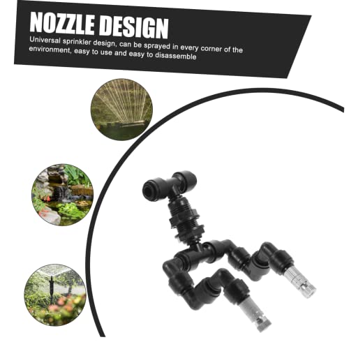 Garden Spray Nozzle for Reptile Humidifiers Efficient Misting Tool for Terrariums for Tank Watering Easy Installation for Optimal Coverage - size: 14.00X13.50X2.00CM