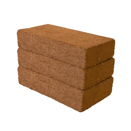 Minute Soil Eco-Friendly Coco Brick 24 Pack – OMRI Medium Expands to 36 Gal – Ideal for Seedlings, Planters, Greens, Houseplants, Raised Beds, Hydroponics, Outdoor Use - size: Bricks - 24 Pack