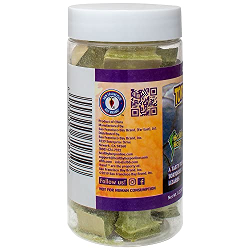 Healthy Herp Tortoise Treat Cactus, Nutritious Turtle Food - 0.25 oz (7.1g) | All Natural, Bearded Dragon Tank Accessories, Tortoise Habitat - for Bearded Dragons, Box Turtles, Aquatic Turtles