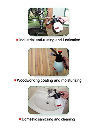 SOLO, 418-2L, 2 Liter One-Hand Pressure Sprayer, Red and White