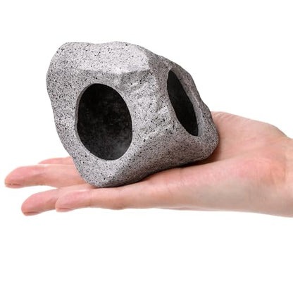 Eorbow 6 Pack Aquarium Decoration Rock Caves, Betta Fish Tank Hideaway, Hideout Stones House Decor for Cichlid Shrimp Territorial Fish Hiding Breeding Spawning, Fish Tank Ornaments