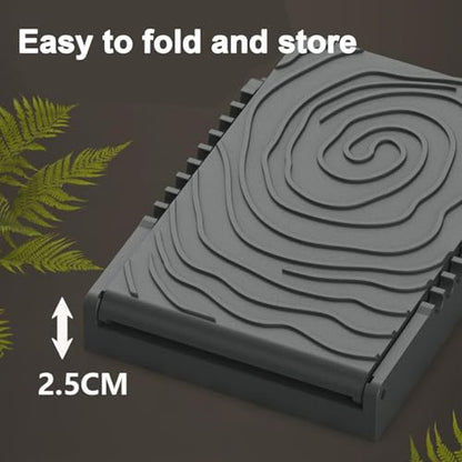 Reptile Basking Ramp | Bearded Dragons Climbing Step Ramp | Height Adjustable Lizard Resting Area for Terrarium Vivarium Tank Enclosure Chameleons Tortoise Frogs Newts Pet Enthusiasts Home Kitchen - color: Gray