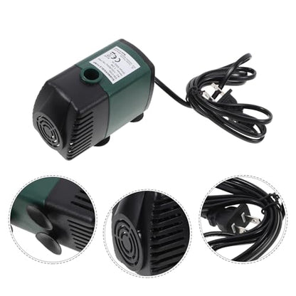 Submersible Fountain Pump Set with 9 Nozzles, Multi-functional Quiet Small Water Pump for Outdoor Garden Ponds and Aquarium Circulation, US Plug Ac110 Voltage