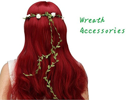 66 ft Leaf Ribbon, Artificial Eucalyptus Garland Rattan Leaf String, Decorative Jungle Wild Green Plant Leaves for Baby Shower Home Wedding Party Spring Decor Balloon Garland Wreaths DIY Craft - size: Small 66 ft