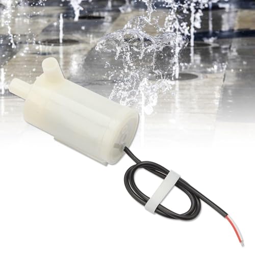 Zopsc Amphibious Submersible Pump, DC 3V 5V 6V Low Noise Horizontal Water Pump, Small Fountain for Aquarium Pond, Tiny Quiet Circulation