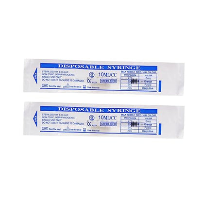 20 Pack 10 ml Syringe for Liquid Without Needle,Luer Lock Syringes with Cap, Individually Wrapped,Measurement for Scientific Labs,Measuring Liquids,Pet Feeding,Oil or Glue Applicator (B 20 Pack 10ml) Luer Lock - size: B 20 Pack 10ml