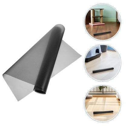 Kisangel Reptile Tank Flooring Mat, Washable Terrarium Bedding Carpet, Black 60x150cm Reptile Cage Liner for Leopard Gecko, Bearded Dragon, Snake, Lizard, and Tortoise
