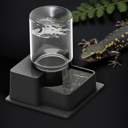 Genérico Turtle Drinker - Automatic Anti-Leak | Automatic Water Dispenser for Turtle - Indoor Garden Patio Backyard Tank Aquarium Gecko Snake Bearded Dragon - color: All