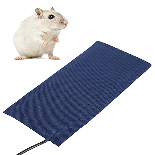 Reptile Heating Mat | USB Powered Adjustable Temperature Pad for Terrariums/Enclosures/Cages | 3 Heat Settings, Safe Sealed Perimeter, 2 Sizes (L) - style: L