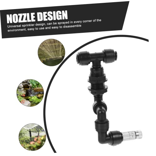 YARNOW Reptile Mister Spray Head for Ecological Tank Landscape Universal Garden Spray Nozzle for Moss and Plants Adjustable Humidifier Tool for Reptiles and Terrariums - size: 10X9X2CM