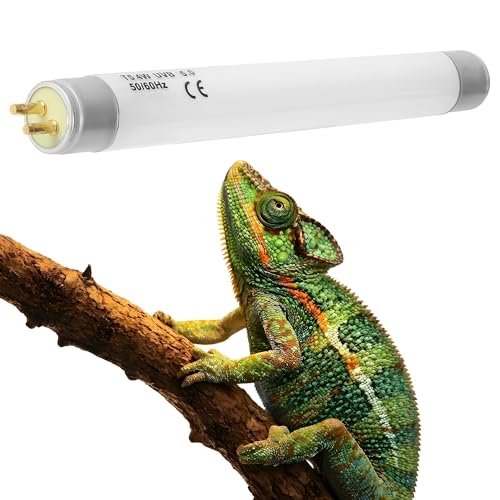 T5 HO UVB 5.0 Reptile Replacement Tube, 4W 6 in Linear Fluorescent Lamp, for Rainforest Reptiles - color: 5.0 Rainforest, size: 4W-6 Inch
