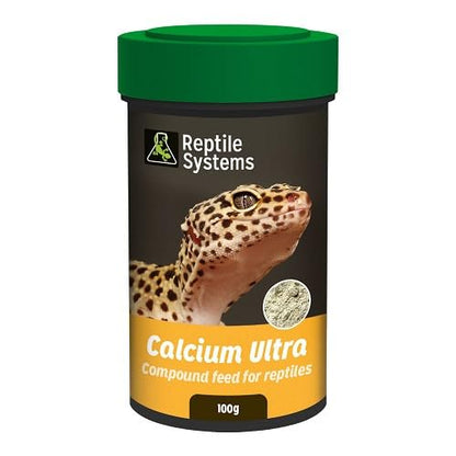 Reptile Systems À La Carte Reptile Calcium Ultra – 3.5 oz Micro-Fine Calcium Supplement for Reptiles & Amphibians – Easy to Sprinkle – Supports Bone Strength & Feeding Routine
