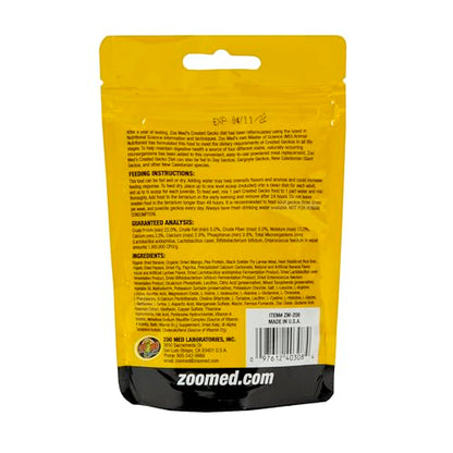 Zoo Med Tropical Fruit Flavor Crested Gecko Food for Crested Geckos 2 oz
