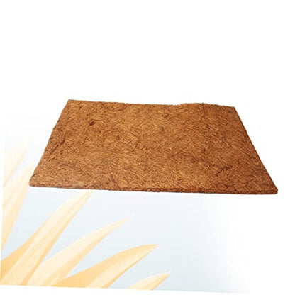 Breathable Terrestrial Bedding Liner Reptile Mat Coir Sheet Lizard Tank Bedding - size: Size 1