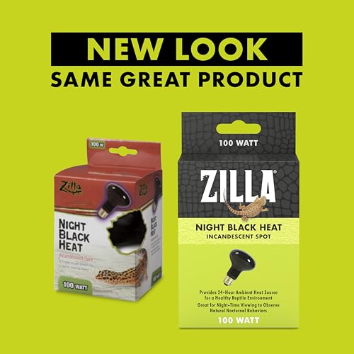 Zilla Incandescent Spot Bulb, for Nocturnal Reptile Species, Night Black - size: Pack of 1, style: Night Black (100W)