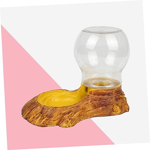 Reptile Pet Water Feeder Resin Crafted Non-Toxic Smooth Clean Tortoise Drinking Fountain
