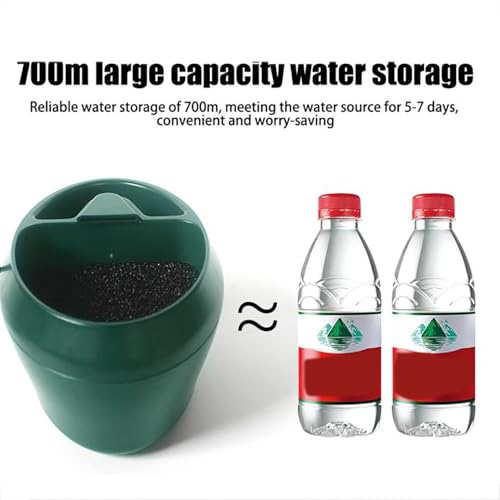 Reptile Water Dispenser, Automatic Reptile Drinking Fountain with 700ML Capacity, Adjustment Water Volume and Double Filtration Effect, Quiet and Low Energy Consumption, for Lizard, Turtle