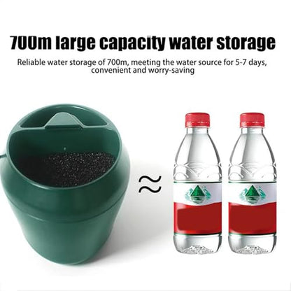 Reptile Water Dispenser, Automatic Reptile Drinking Fountain with 700ML Capacity, Adjustment Water Volume and Double Filtration Effect, Quiet and Low Energy Consumption, for Lizard, Turtle