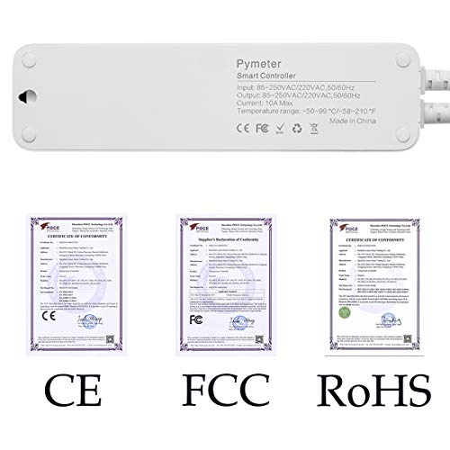 Temperature and Humidity Controller Reptile Mushroom Greenhouse Thermostat Pre Wired Dual Controlled Outlets Heater Fridge Humidifier Dehumidifier