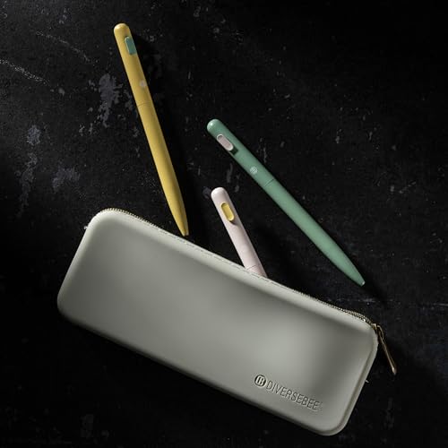 DIVERSEBEE Soft Silicone Pencil Case, Aesthetic Pencil Pouch with Zipper, Cute Pen Bag for School, Bible Journaling Supplies and Accessories, Pencil Organizer (Pistachio) - color: Pistachio