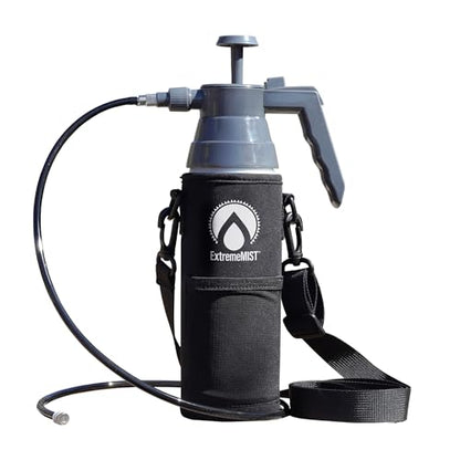 ExtremeMIST BeCOOL Personal Mister - High Performance Water Mister Spray Bottle Portable Water Misters for Cooling Outdoor with Neoprene Case/Strap - size: 20oz