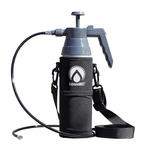 BeCOOL Personal Mister - High Performance Water Mister Spray Bottle Portable Water Misters for Cooling Outdoor with Neoprene Case/Strap - size: 32oz