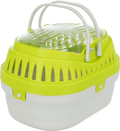 Trixie Pico Transport Crate - Portable Pet Carrier Great for On-The-Go - Traveling Cage for Small Pets, Hamsters, Guinea Pigs, Lizards, and More - size: 7.1"L x 5.1"W x 4.7"H