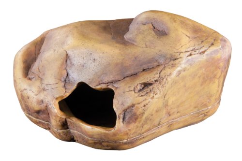 Exo Terra Gecko Cave for Reptiles and Amphibians, Large - Reptile Hideout to Help Alleviate Stress - size: Large