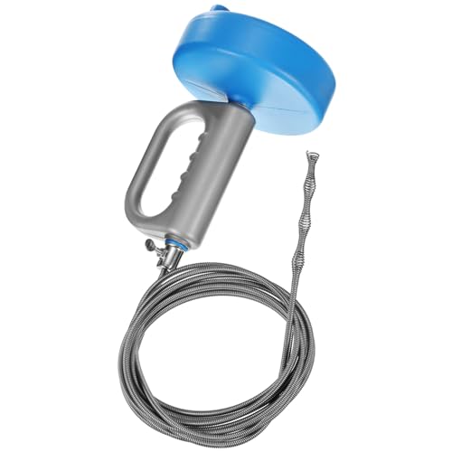 HARFINGTON Drain Augers 13 Ft Stainless Steel Flexible Plumbing Auger Hair Drain Cleaner Tool Toilet Auger Clog Remover Tool for Kitchen Bathroom Shower Sink Toilet Bathtub, Blue - size: 4m