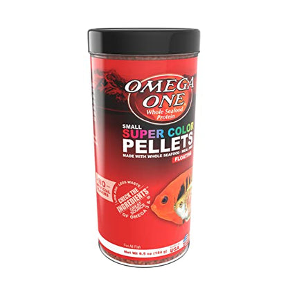 Omega One Super Color Floating Pellets, 3mm Pellets, 6.5 oz - size: 1 Count (Pack of 1)