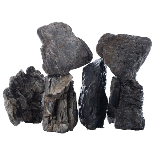 Aquarium Rocks Seiryu Stones Natural Hardscape Rocks for Aquariums, Fish Tank Decorations, Bonsai, Terrariums, Aquascaping, Landscaping, Reptile Paludariums and Gardens-3lb - color: Seiryu Stone, size: 3Lb (2-5 inch)