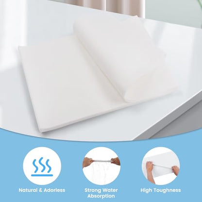 17.7x13.8in Bird Cage Liners - 100 Sheets Pre-Cut Disposable Cage Tray Liners, High Absorbent Non-Woven Pads for Parrots, Cockatiels and Small Animals - size: 17.7x13.8in-100P