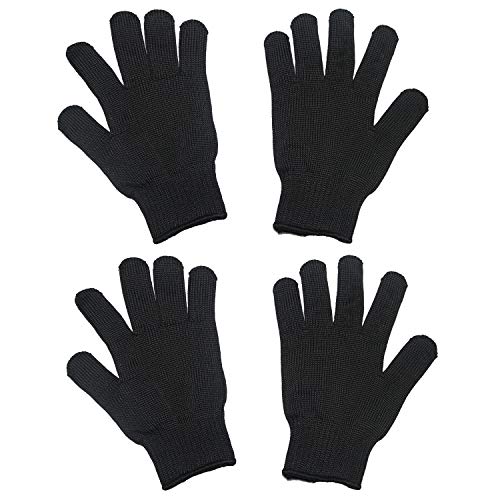 Bird Training Anti-Bite Gloves, Level 5 Protection, Parrot Chewing Working Safety Protective Gloves for Cockatiels - color: 2 Pairs
